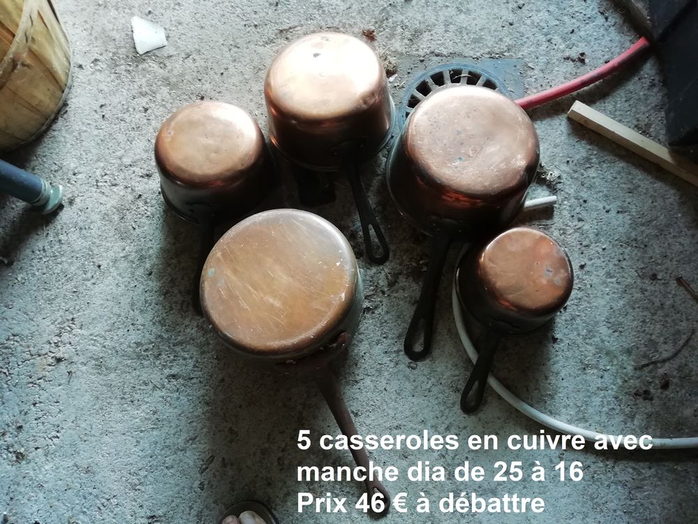 Chaudrons en cuivre Décoration
