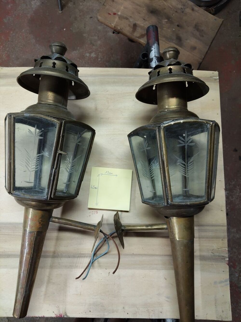 Lampes fiacre 