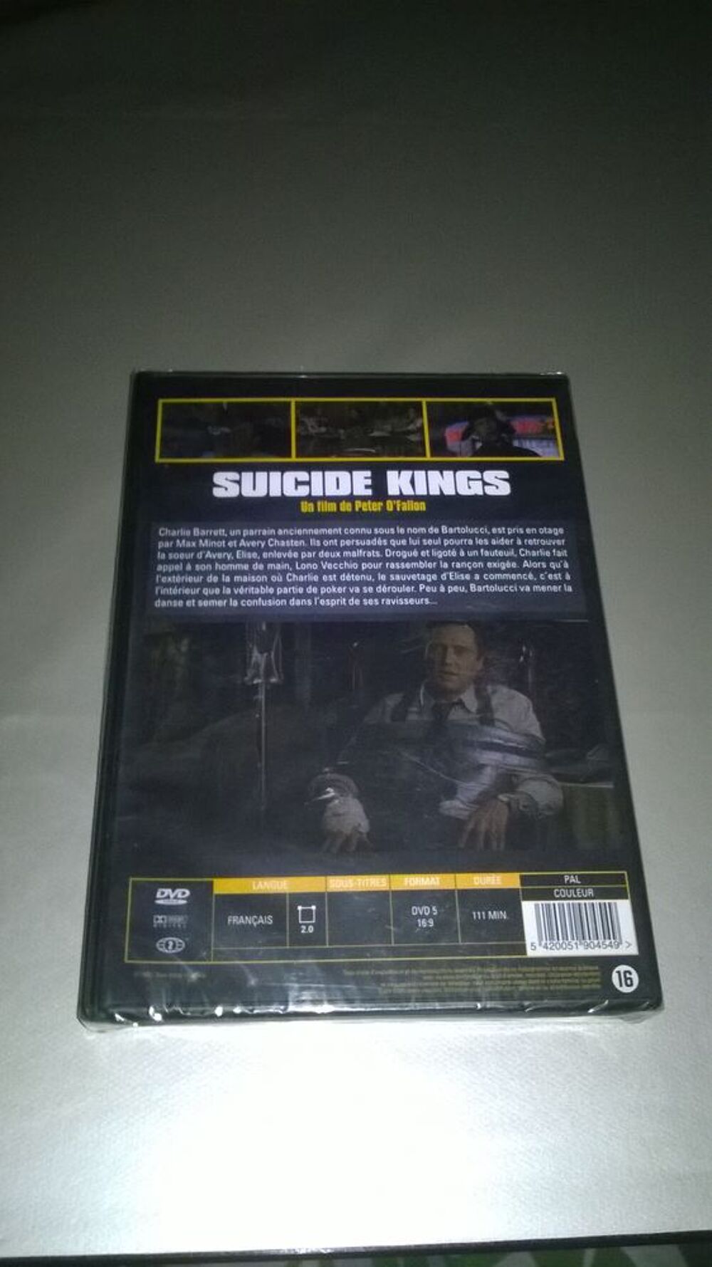 DVD Suicide Kings 
1999
Neuf sous emballage
Suite &agrave; l'enl DVD et blu-ray