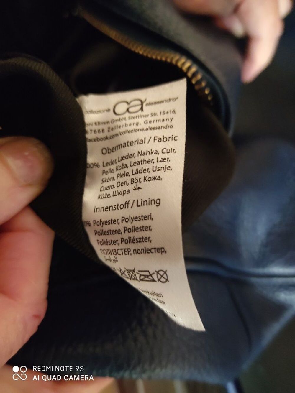Sac a main en cuir Maroquinerie