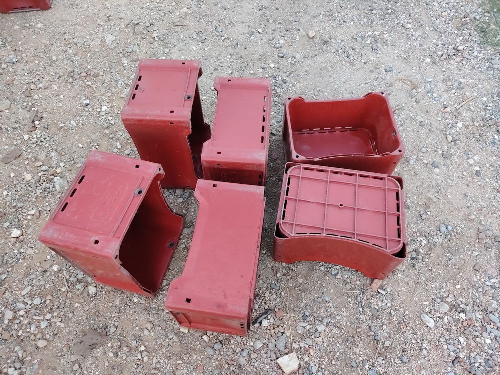 Caisses plastiques transport 30x40x21h allibert Bricolage