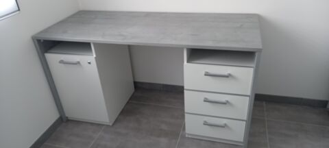 Bureau 145 cm STANFORD coloris blanc/ bton 80 Willerval (62)