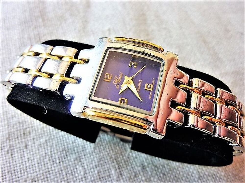 GUY DE VINTAL CRYSTAL montre Dame 1980 DAM0011 Bijoux et montres