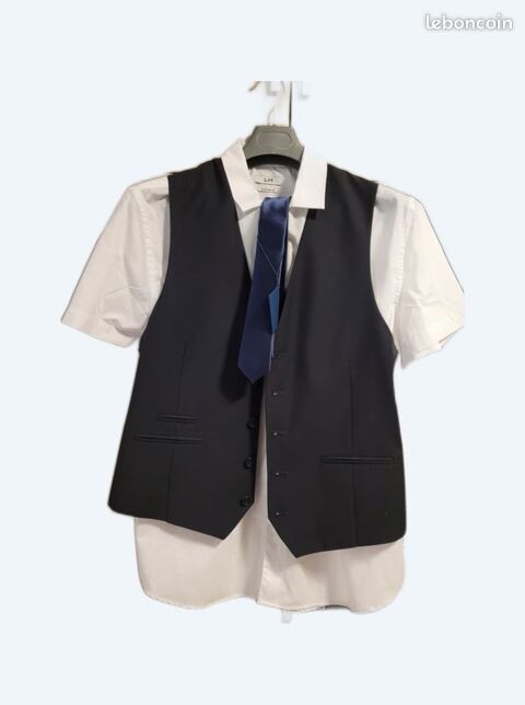 Costume neuf 3 pi�ces+chemise+cravate+pochette blanche 0 Mimizan (40)