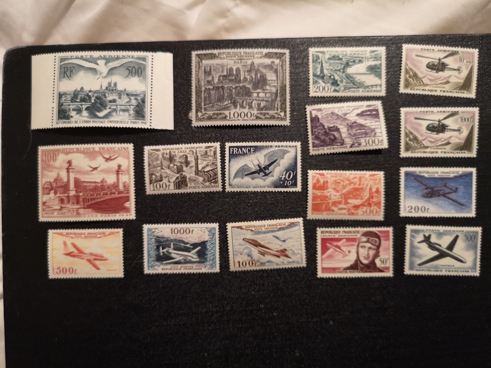 Timbres poste a&eacute;rienne du 5 au 48 neufs 