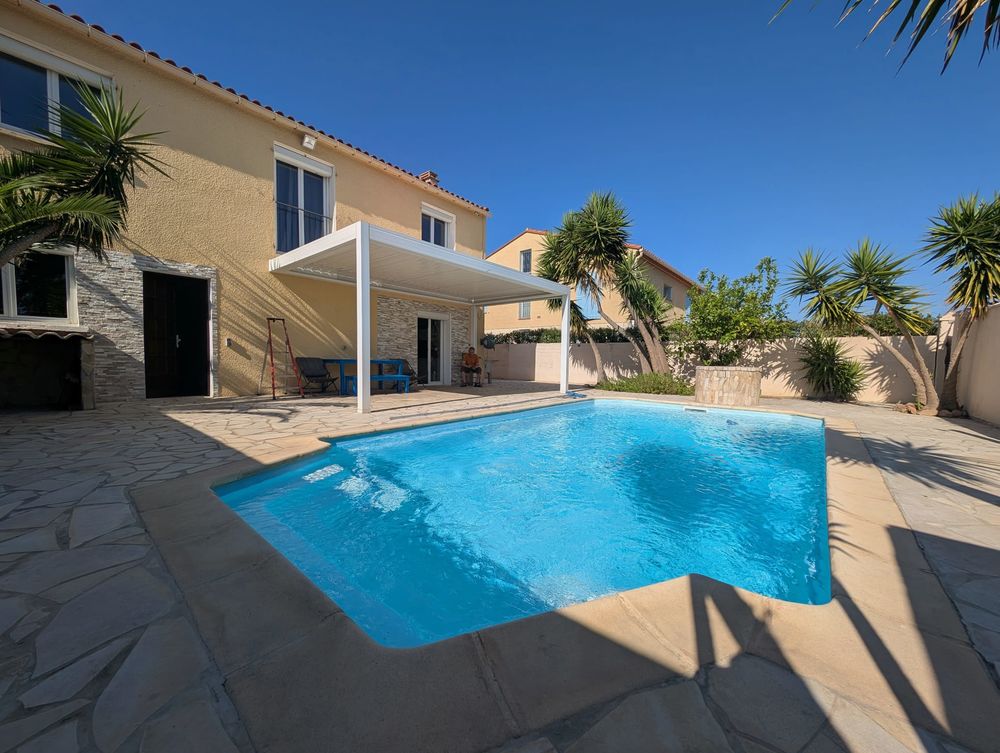 Vente Villa EXCEPTIONNELLE VILLA 6P 4CH 155m² + T2 + PISCINE CHAUFFÉE Peyrestortes