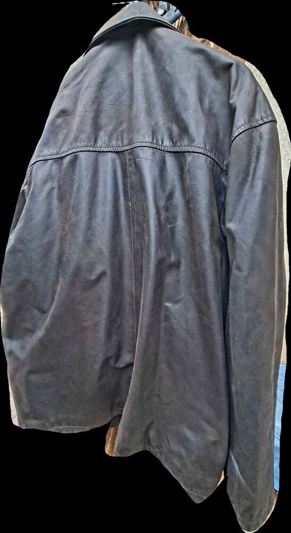 blouson homme XL cuir v&eacute;ritable Vêtements