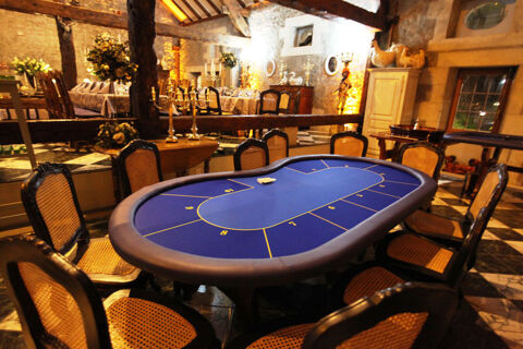 MAGNIFIQUE TABLE DE TEXAS HOLD'EM POKER 1500 Grenoble (38)