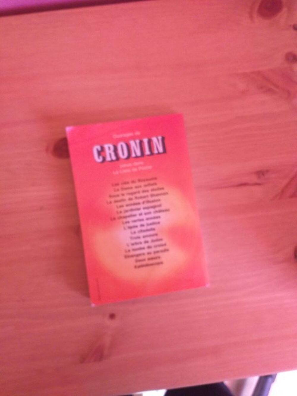 3 livres de poche A.J CRONIN 1971/72/73 Livres et BD