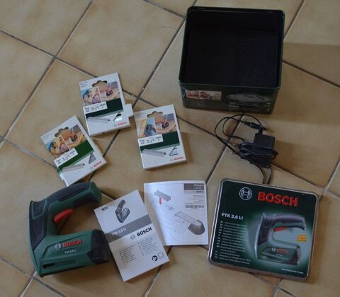 Agrafeuse bosch PTK3,6Li + pack d'agrafes 50 Blaye (33)