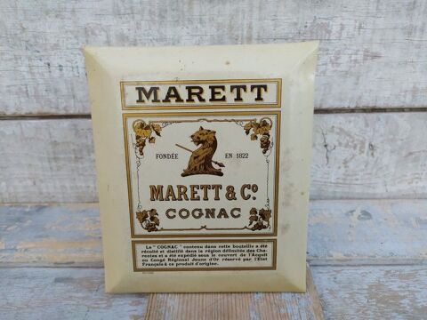 Ancien Glacoïde Publicitaire Cognac Marett & Co Charente 
38 Cognac (16)