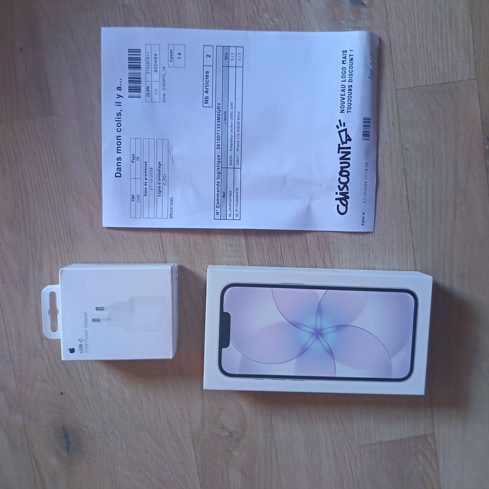 iPhone 17e 256 gb neuf blanc Téléphones et tablettes