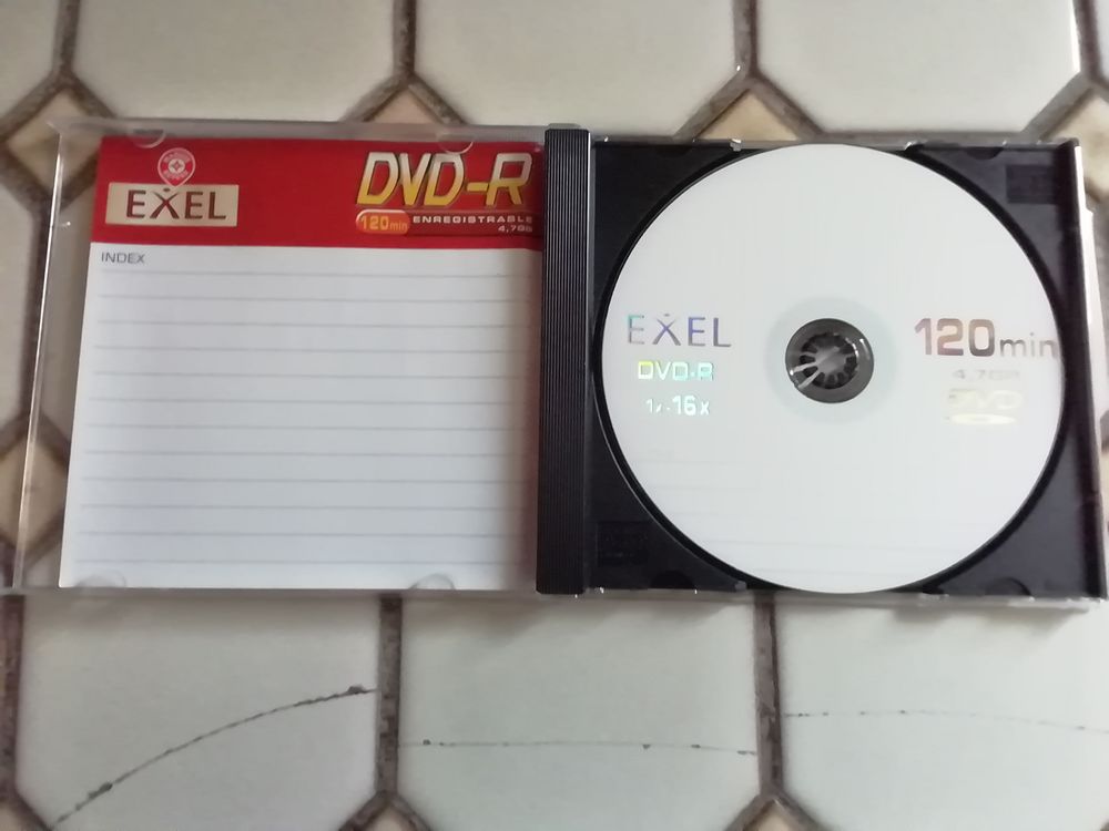 Pack de 5 DVD _R. 120mn DVD et blu-ray