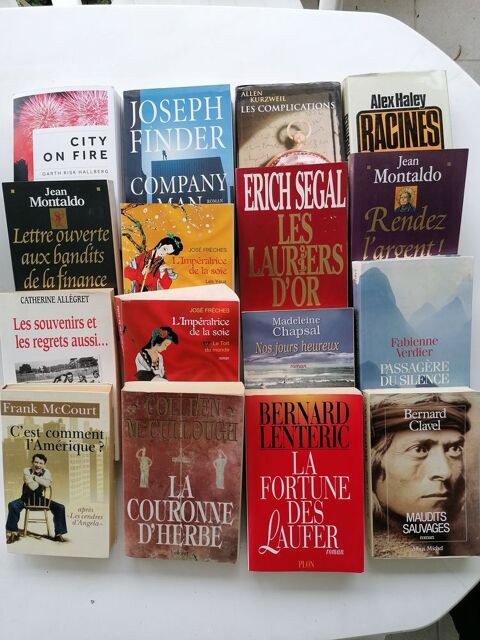 livres romans 5 Valbonne (06)