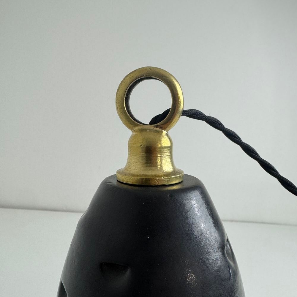 ANCIENNE SUSPENSION D'ATELIER INDUSTRIEL EMAILLEE 40 CM Décoration