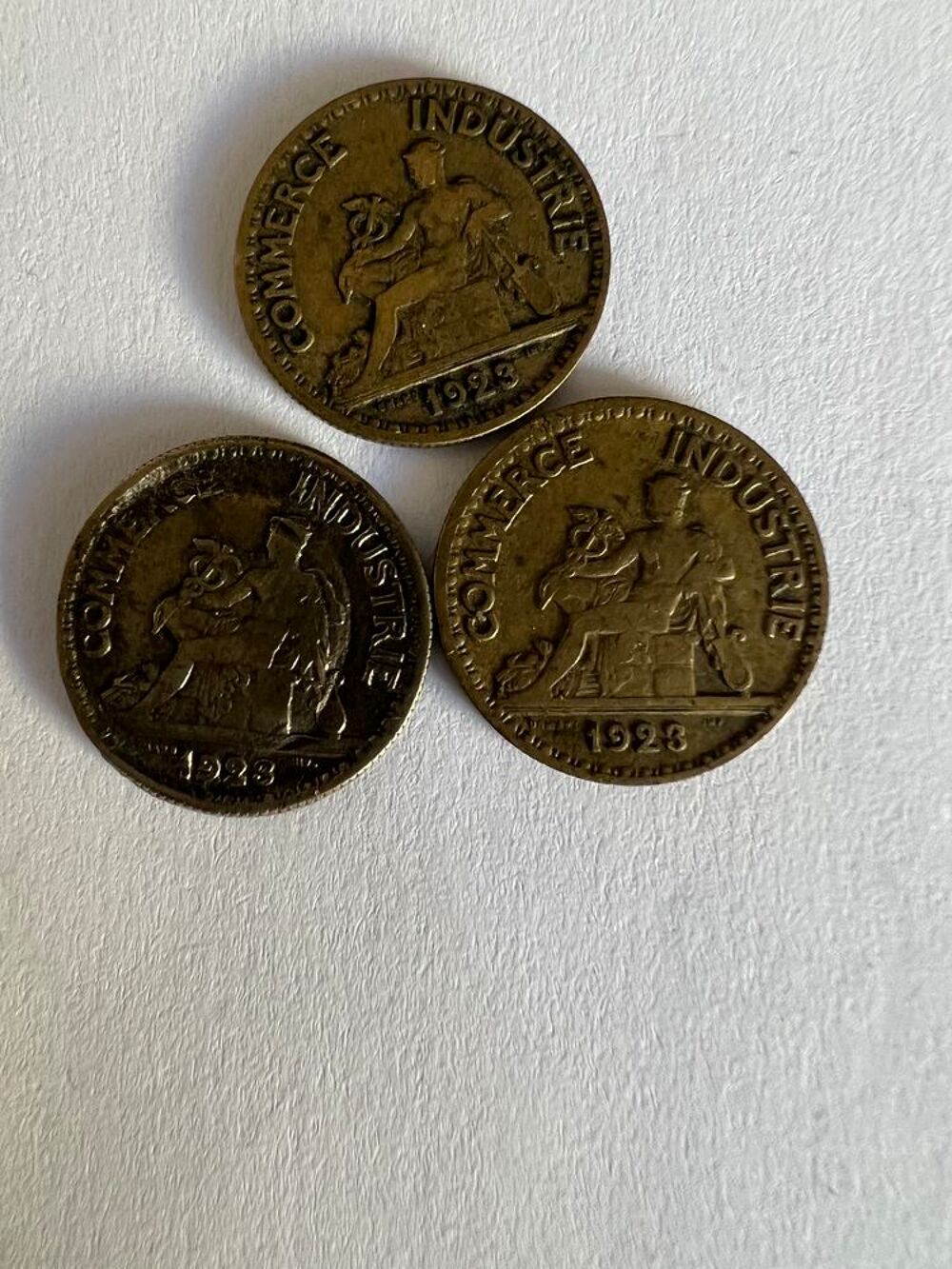 On pour 50 centimes de francs 1923. 