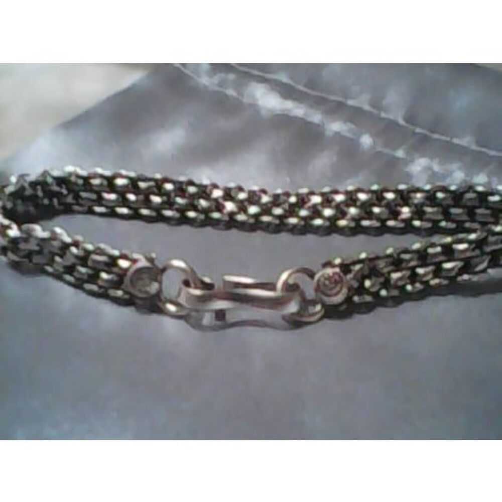 Bracelet m&eacute;tal maille plate 16 cm Bijoux et montres