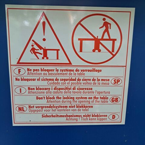 table de ping pong de marque d�cathlon 210 Grandvilliers (60)