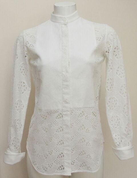 Chemise dentelle blanche VALENTINO T.36 Fr 120 Issy-les-Moulineaux (92)