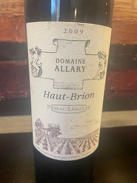 1�Bouteille Allary Haut-Brion 2009�/ Bordeaux Pessac-L 350 Vigneux-sur-Seine (91)