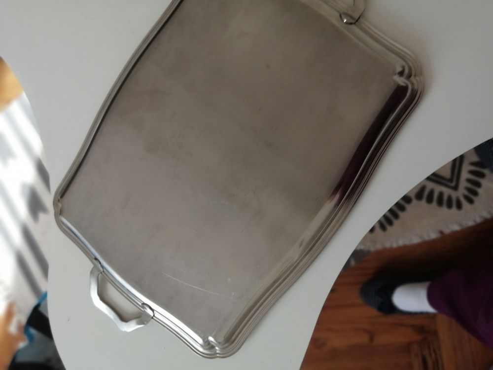 plateau rectangulaire inox Décoration