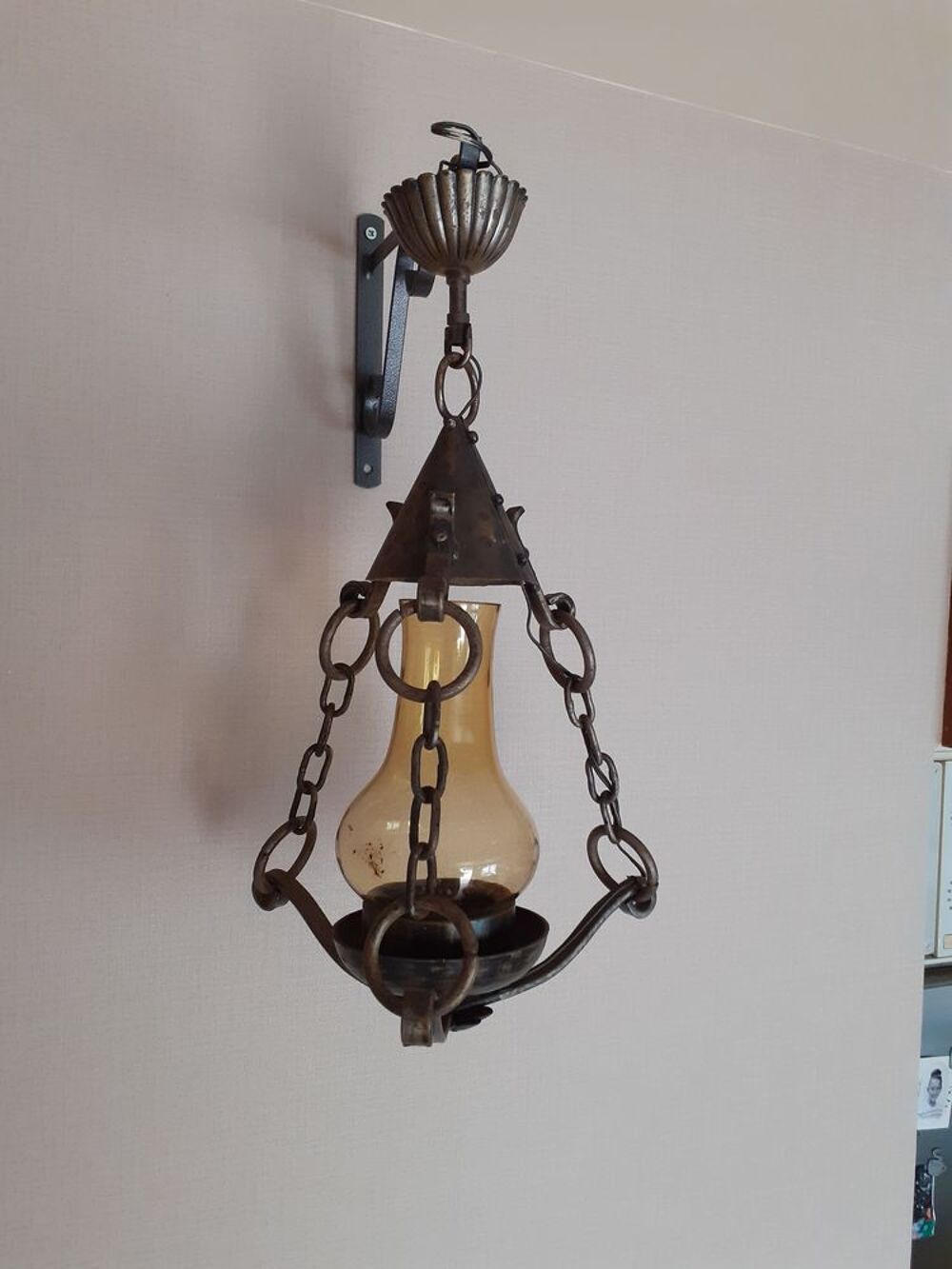 Suspension fer forg&eacute; Décoration