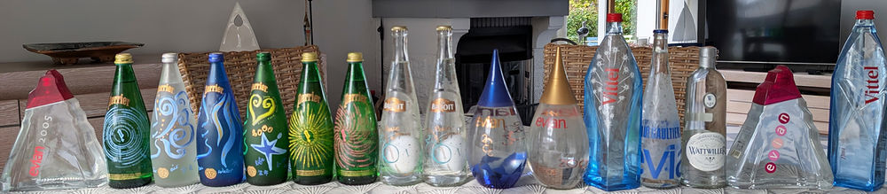 Bouteille d'eau min&eacute;rale pour collection 