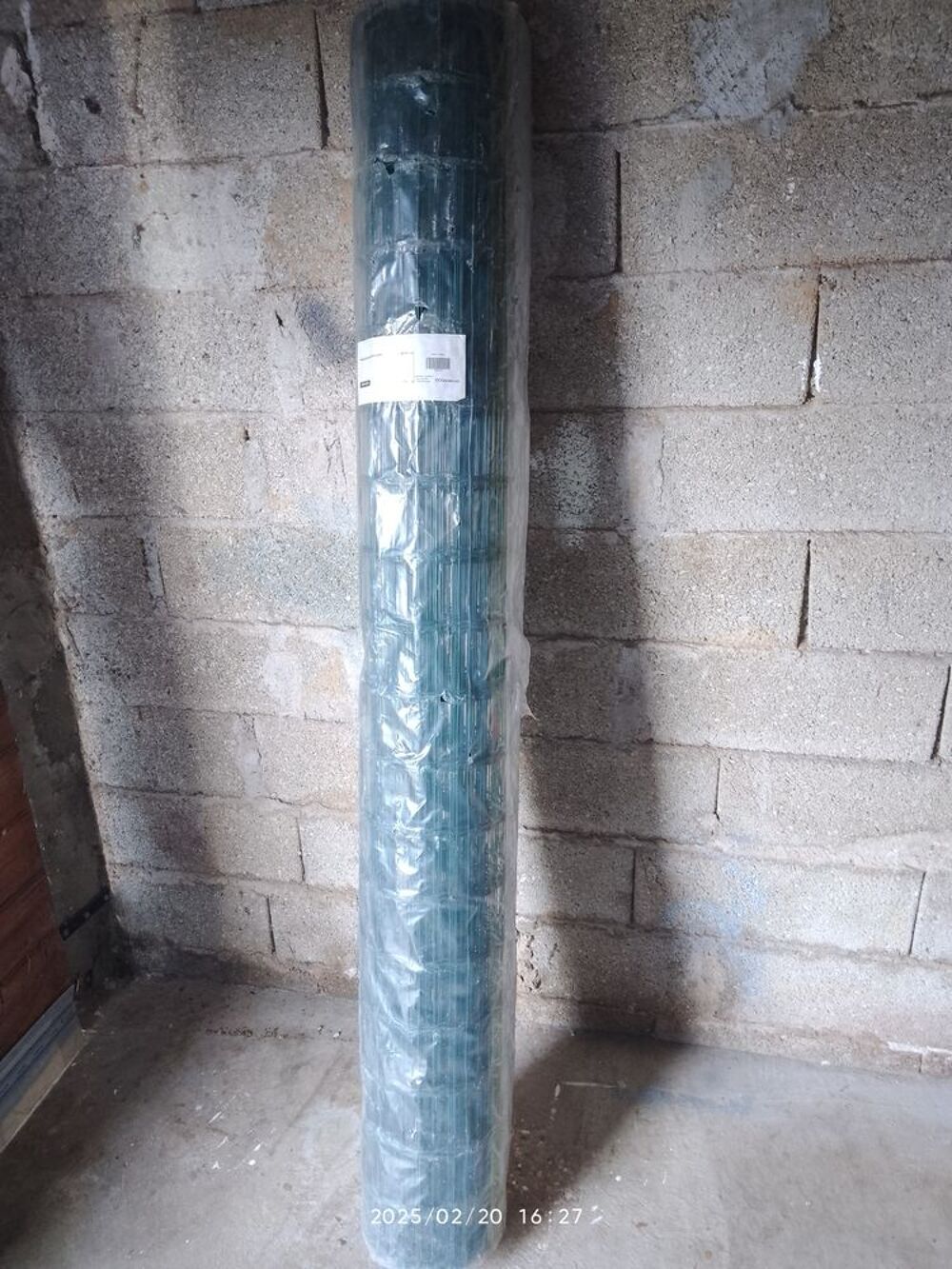 Rouleau de Grillage Soud&eacute; Vert 150 cm Neuf et un de 1,80 cm Jardin