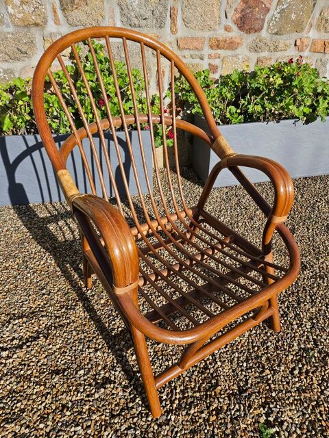 Deux fauteuils rotin osier GOBERNADORA 140 Pleubian (22)