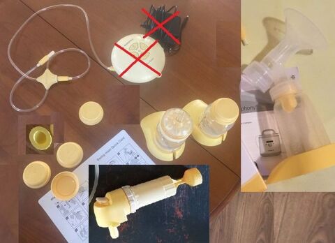 Pi�ces pour tire lait Medela Lactina / freestyle 3 Beauchamp (95)