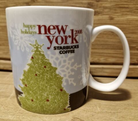 STARBUCKS NEW YORK happy holidays 2008 mug 20 Thiais (94)