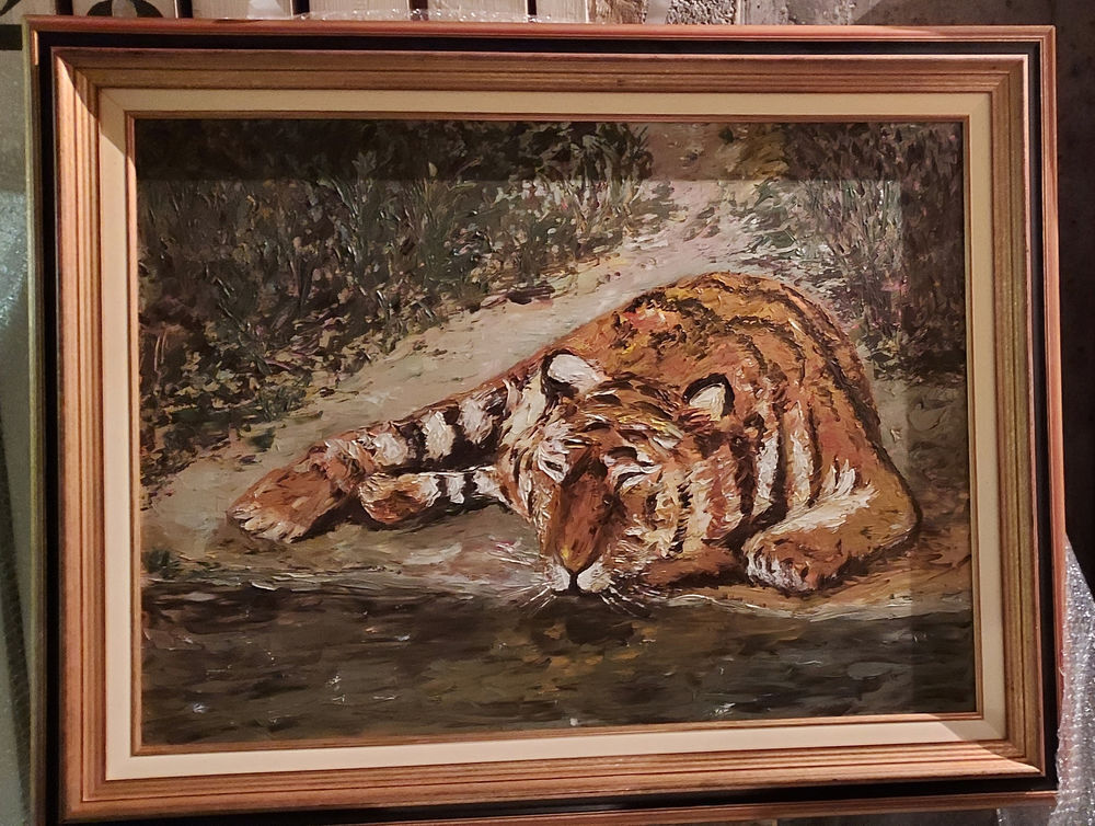 Tableau, huile sur toile Décoration