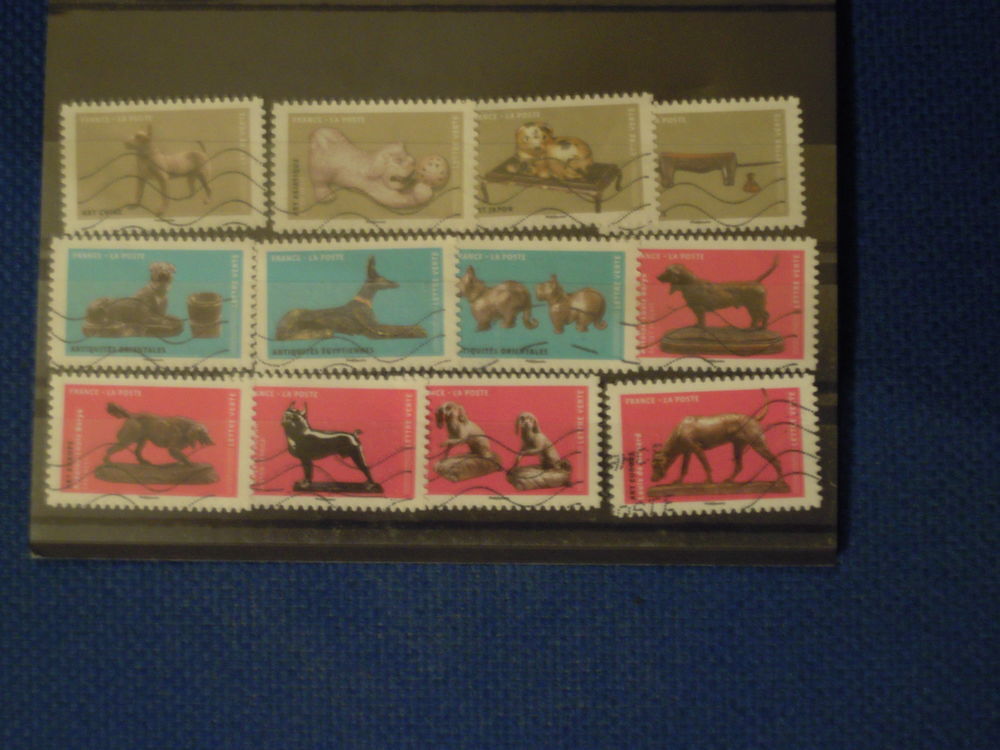LOT 60 TIMBRES FRANCE OBLITERES AUTO ADHESIFS 