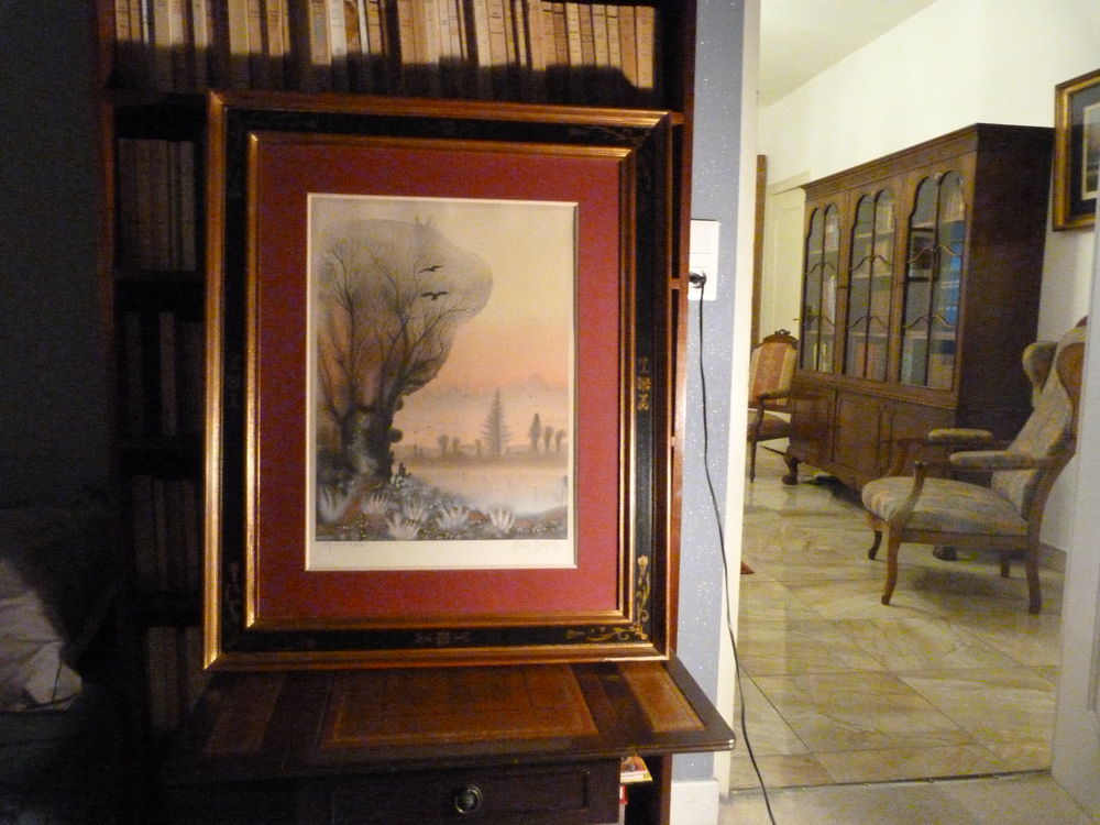 Tr&egrave;s beau tableau de Xavier Degans. &eacute;preuve d'artiste Décoration