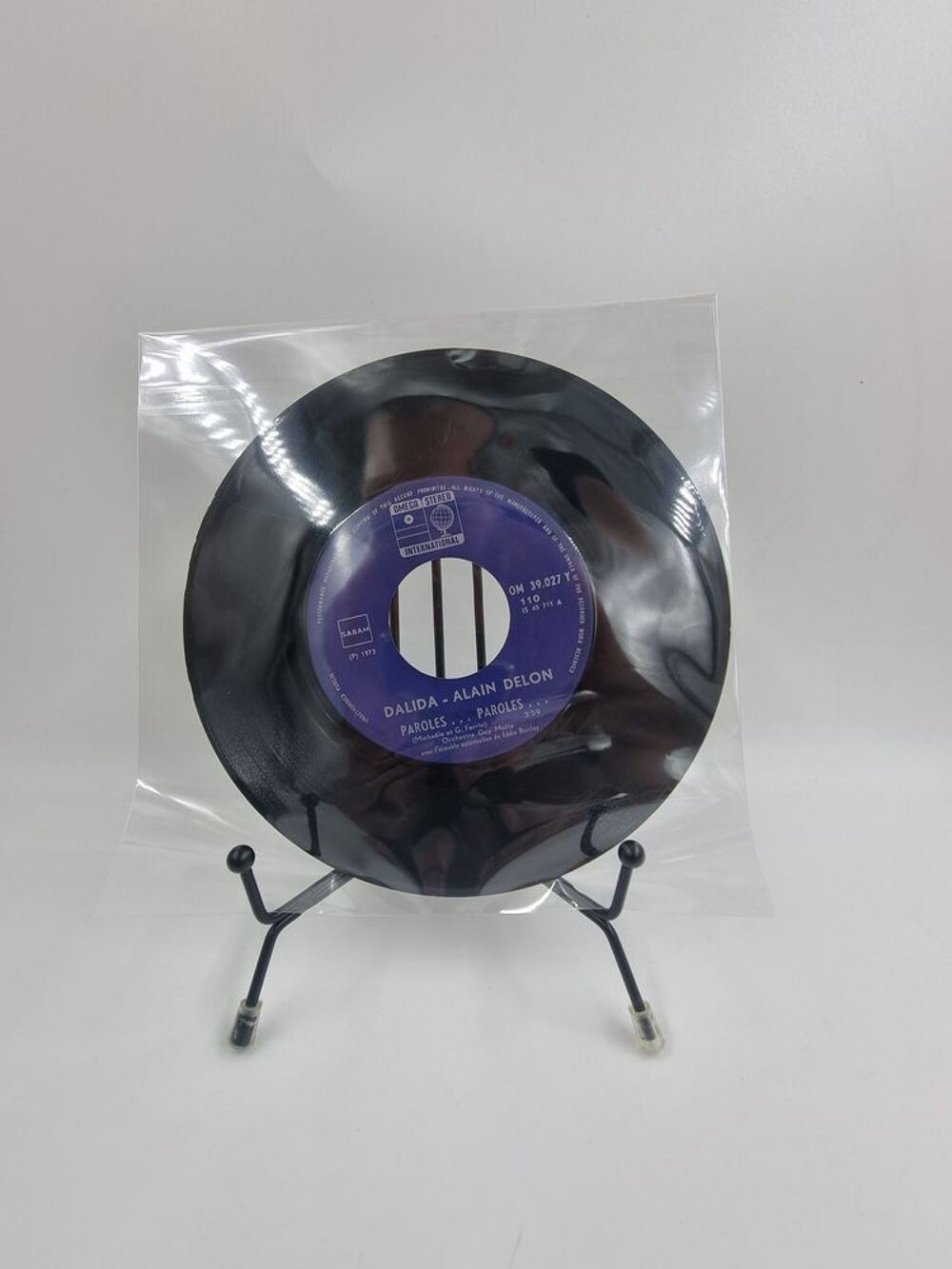 Vinyle 45 tours Dalida ? Alain Delon : Paroles.. Paroles... CD et vinyles