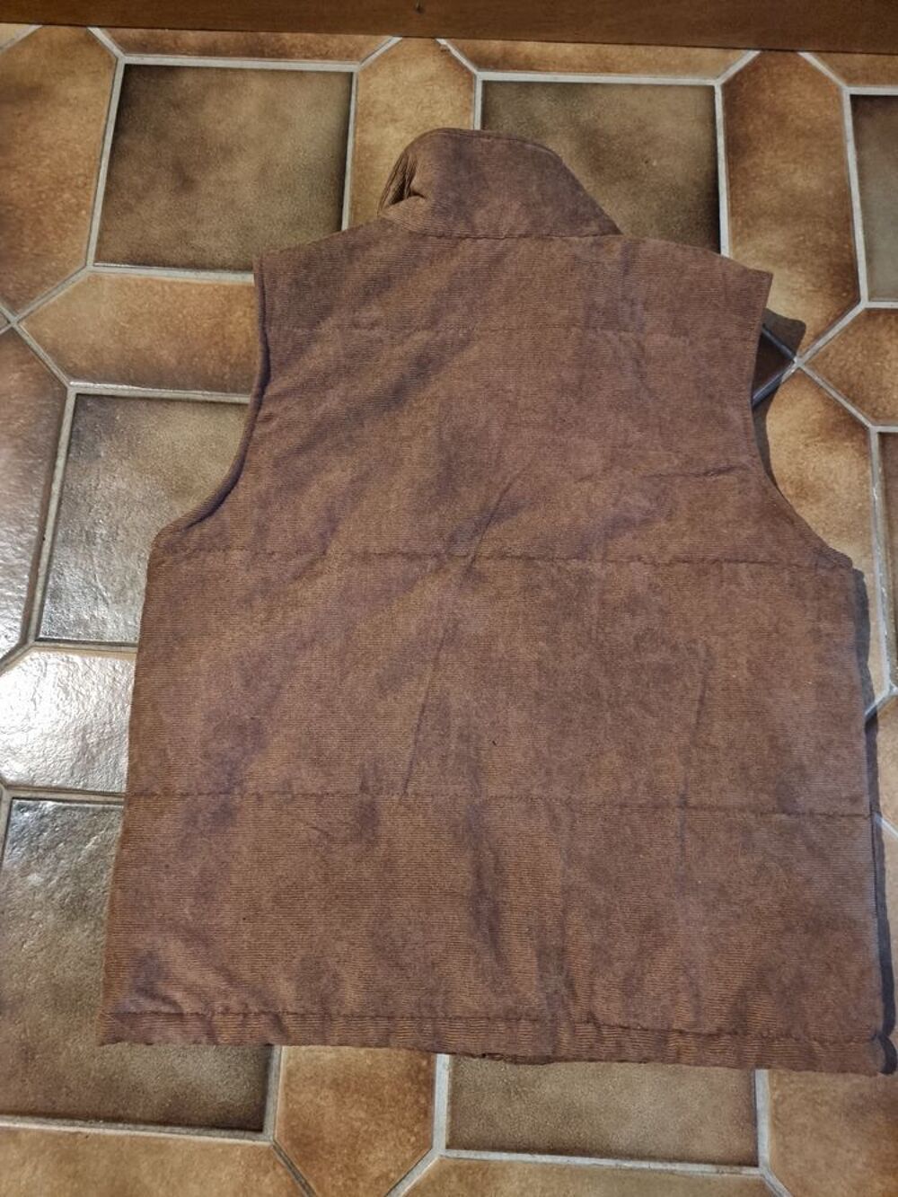 Gilet sans manche marron pour femme taille S Vêtements