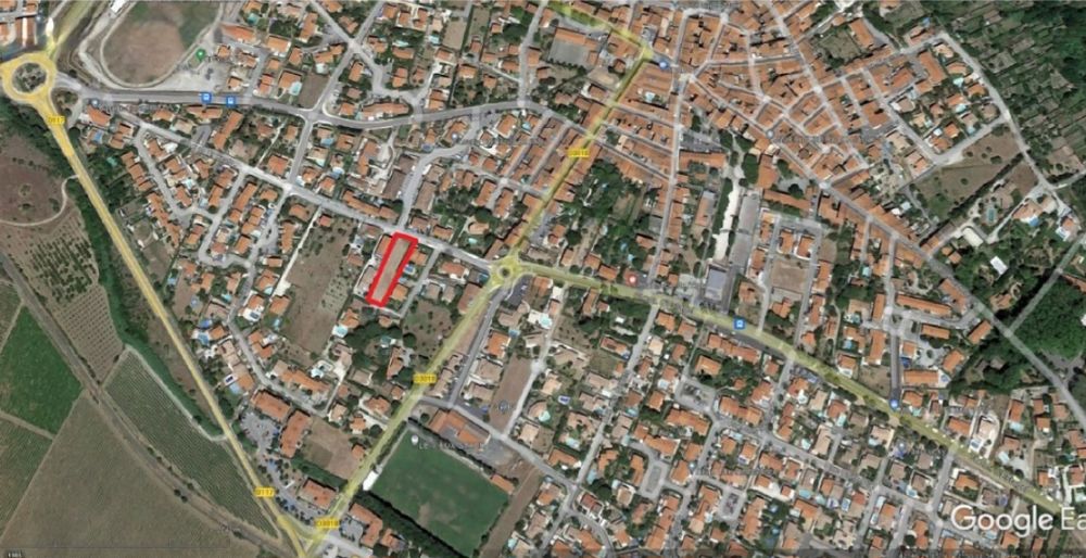 Vente Terrain terrain à  bà¢tir 600 m² Espira-de-l'agly