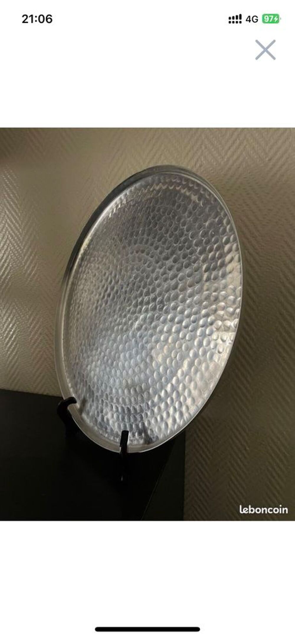 plateau de service en aluminium Décoration