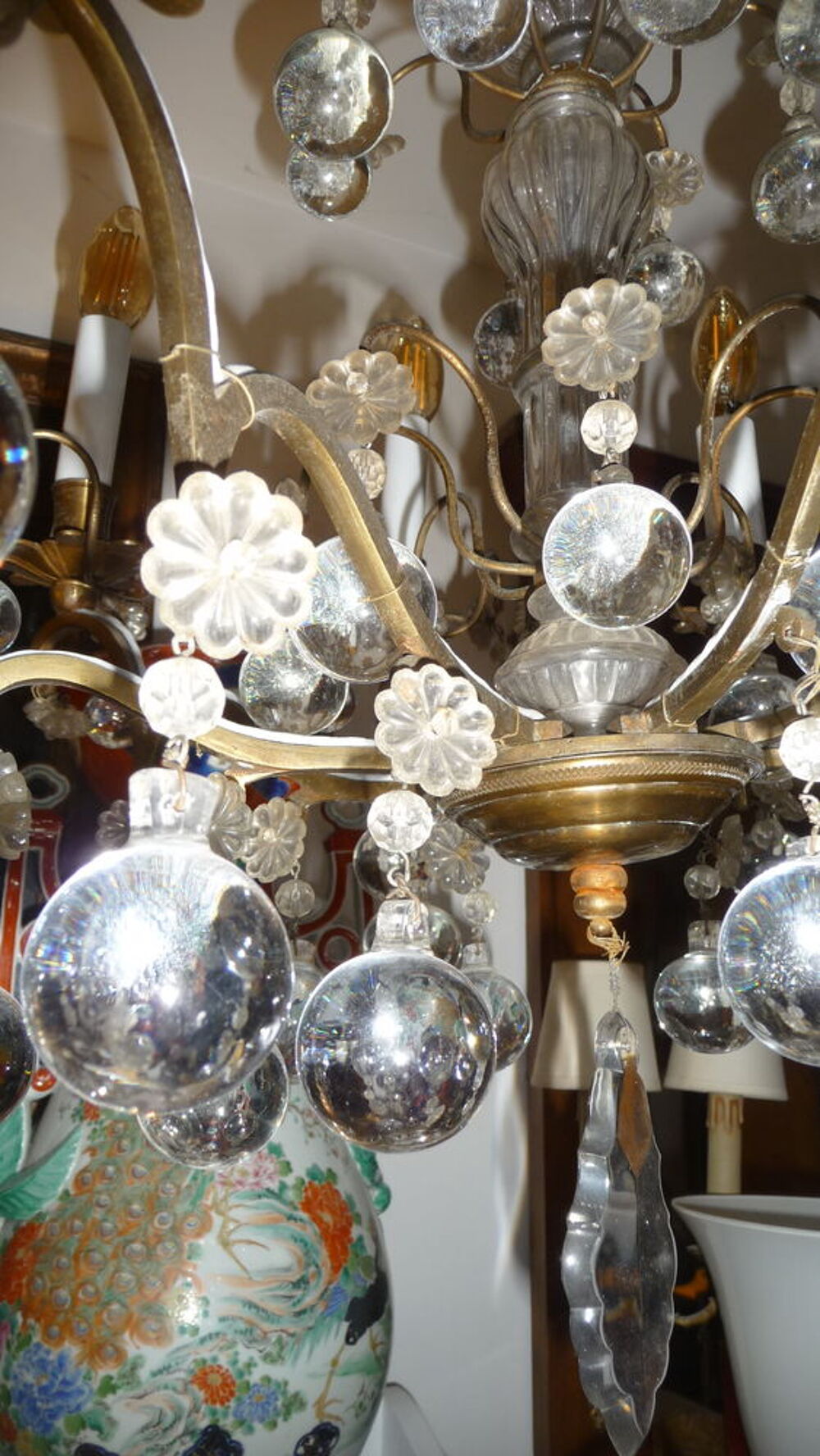 lustre pampilles Décoration