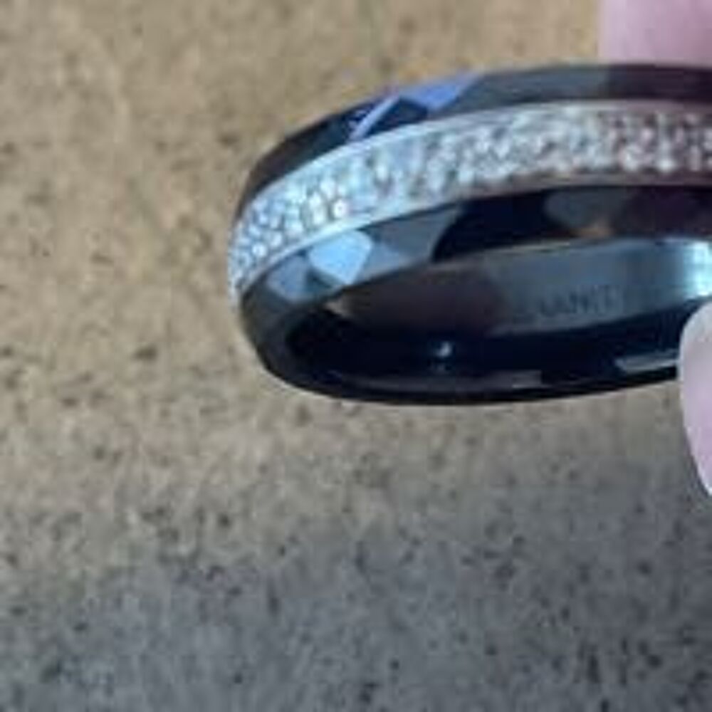 bague ceranity en argent 925 et c&eacute;ramique Bijoux et montres