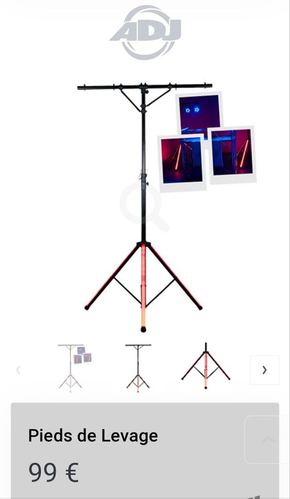 mat&eacute;riel d'&eacute;clairage de sonorisation Instruments de musique