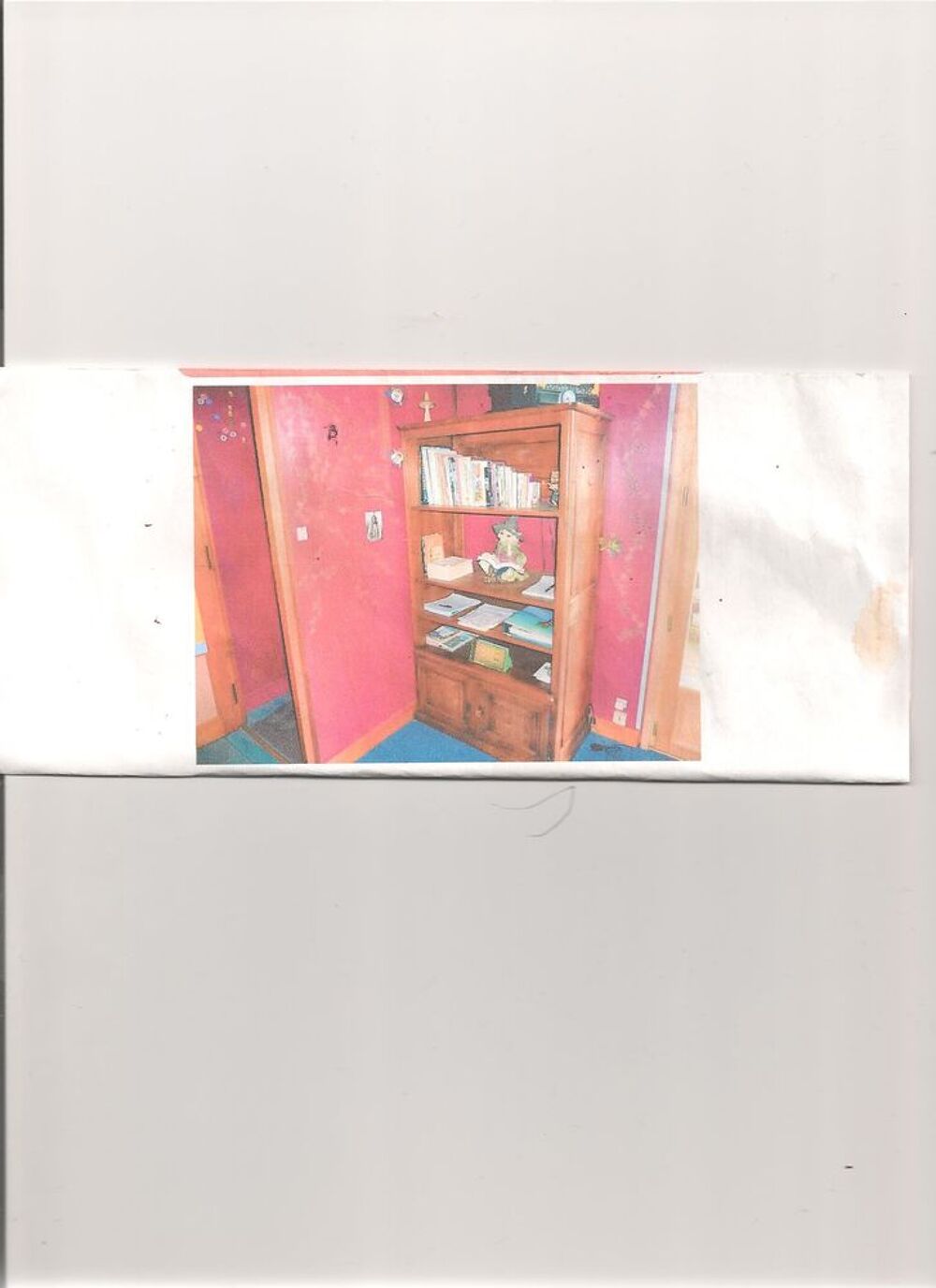 Biblioth&egrave;que en merisier massif Meubles