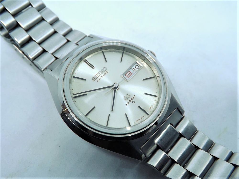 Rare montre Grand Seiko GS Hi-Beat 5646-7010 1973 inox Bijoux et montres