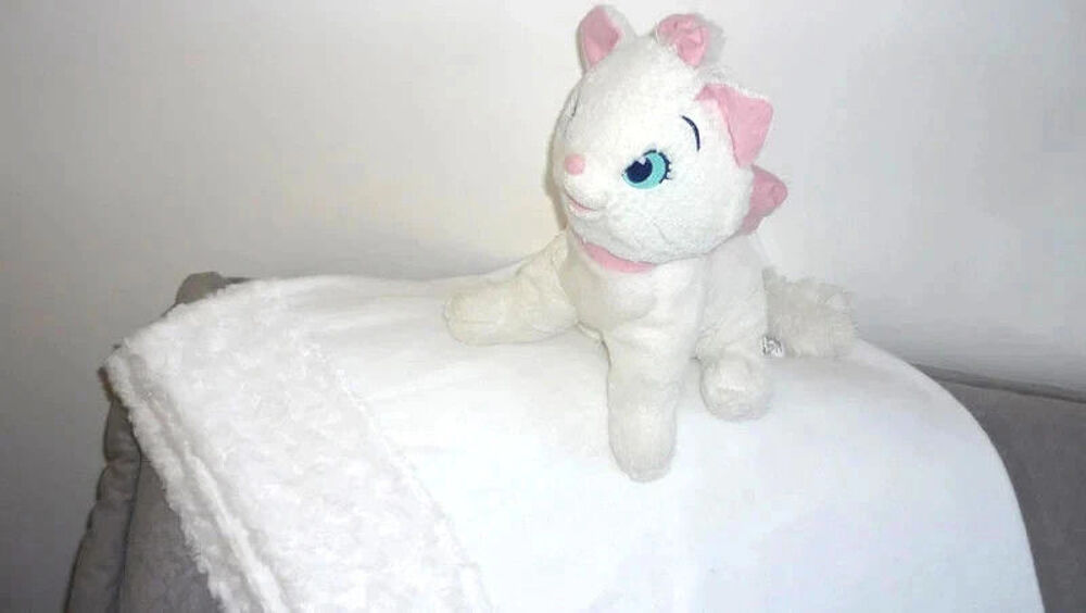 Joli Plaid neuf + Cadeau Peluche Puériculture