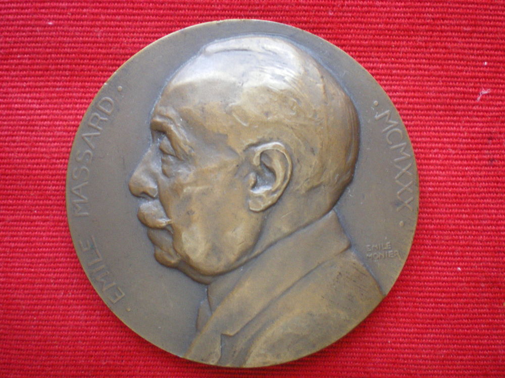 M&eacute;daille Emile Massard - Conseiller Municipal de Paris. 