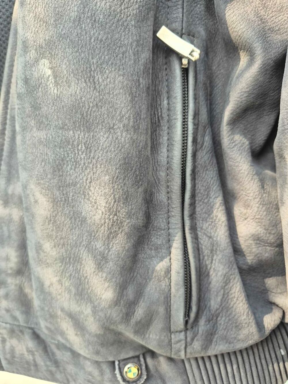 blouson moto cuir Sports