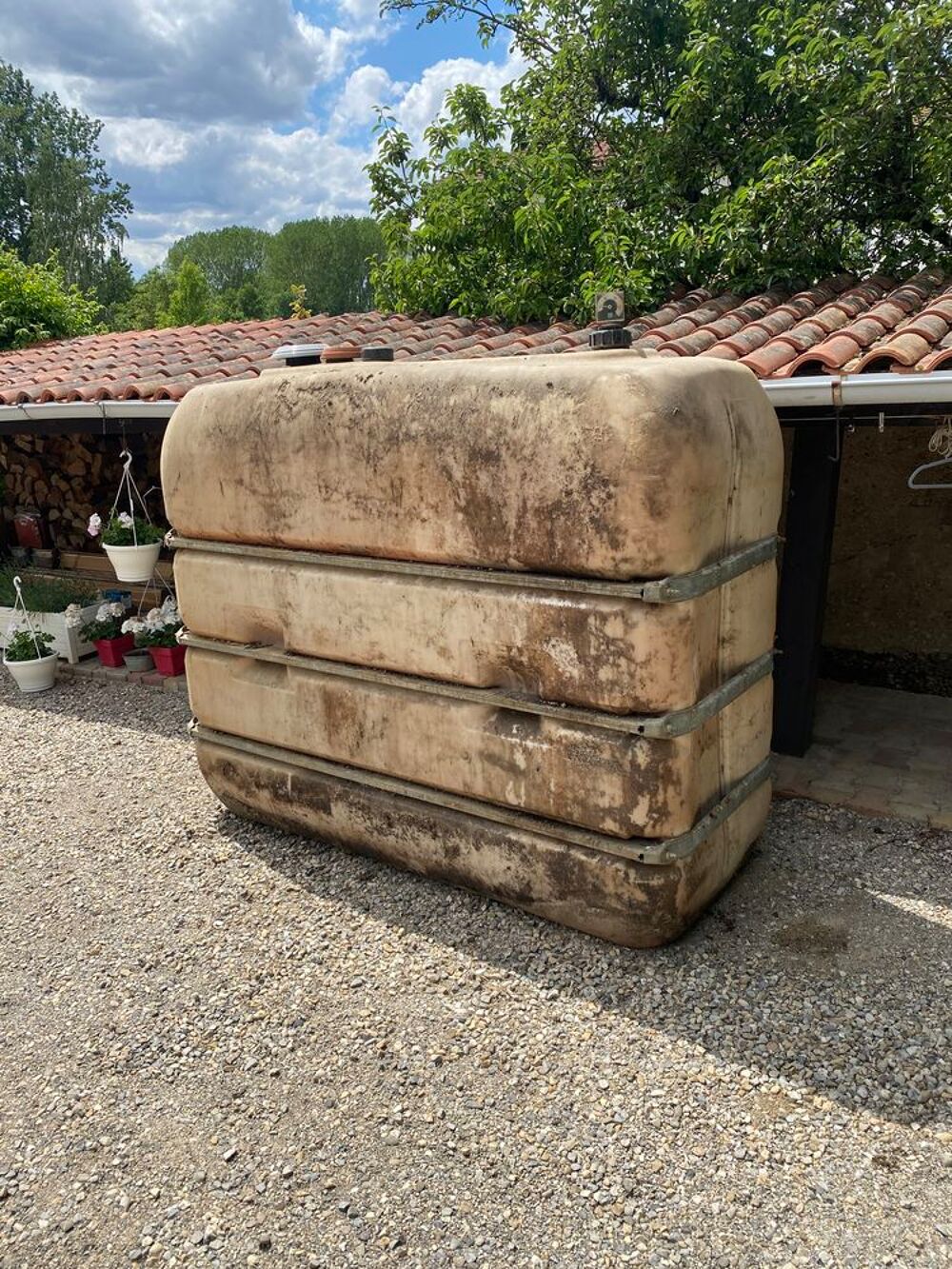 cuve &agrave; fuel Jardin