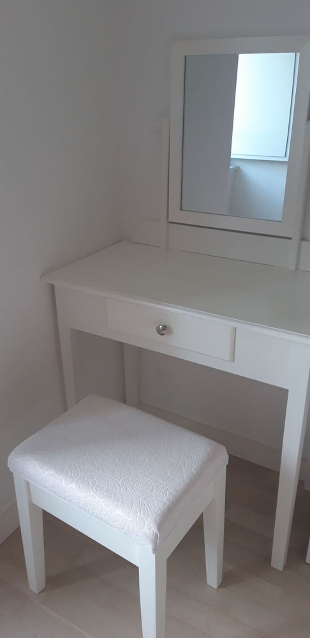 Coiffeuse table &agrave; maquillage, tiroir, miroir avec si&egrave;ge Meubles