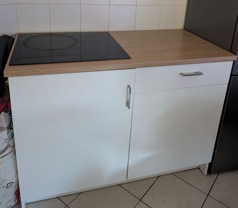 Meuble de cuisine + plan de travail + plaque vitrocéramique Thiais (94)