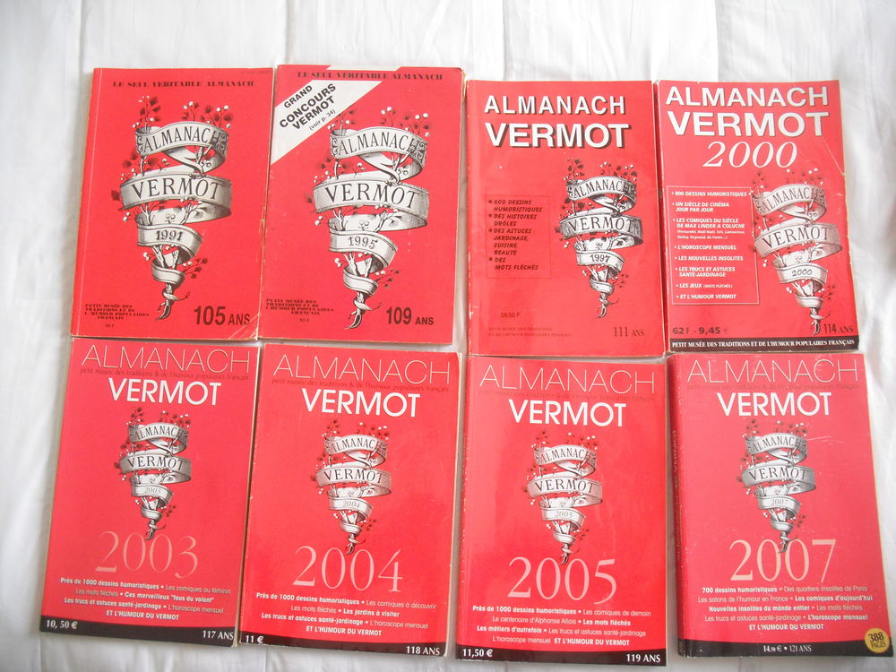 ALMANACH VERMOT Livres et BD
